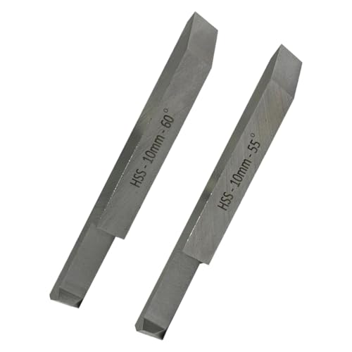 Double End Internal & External Threading HSS Tool Set for Lathe Machine 10×10 mm Shank Precision Cutting Tool for Threading Operations 10 X 10 MM SHANK