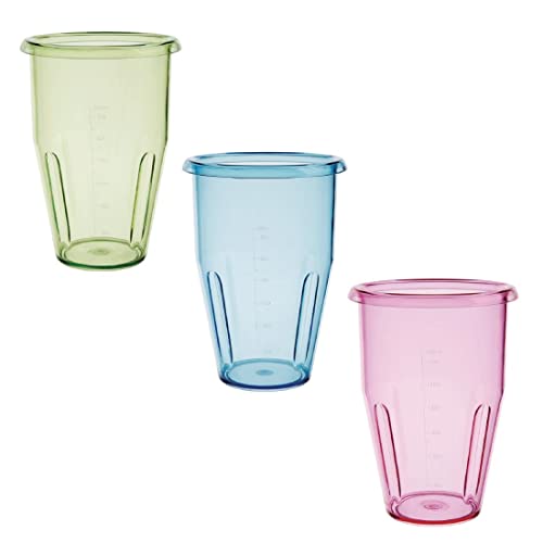 Buffalo Milkshake Cups Tritan 0.9Ltr Fits CY423, Pink Green Blue