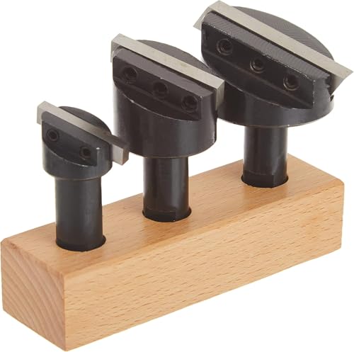 Fly Cutter Set with 1/2" Shank 3 Pieces with Hardened HSS Toolbit 3/16" 1/4" 5/16"
