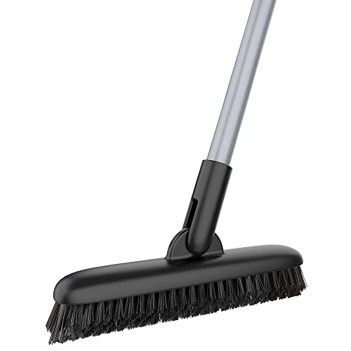 MR.SIGA Heavy Duty Grout Scrub Brush with Long Handle