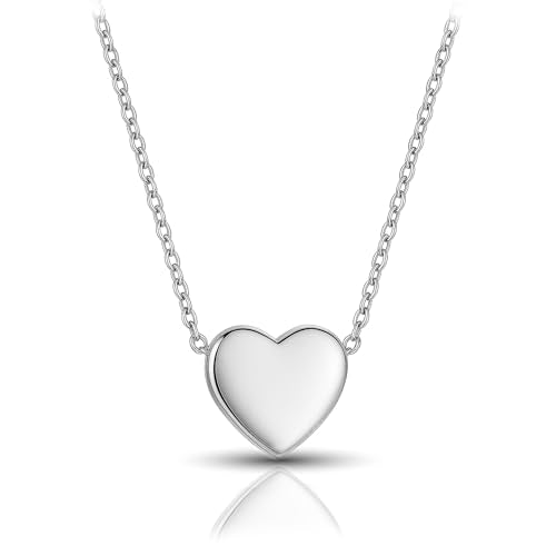 SAGA GIOIELLI Women's Necklace Steel Heart Valentine's Day Romantic Gift Box