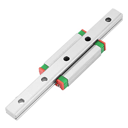 Linear Guide Rail, 9mm MGN9H Wide Miniature Linear Motion Rail + Sliding Block for Automatic Equipment, Precision Measuring Equipment (100mm)
