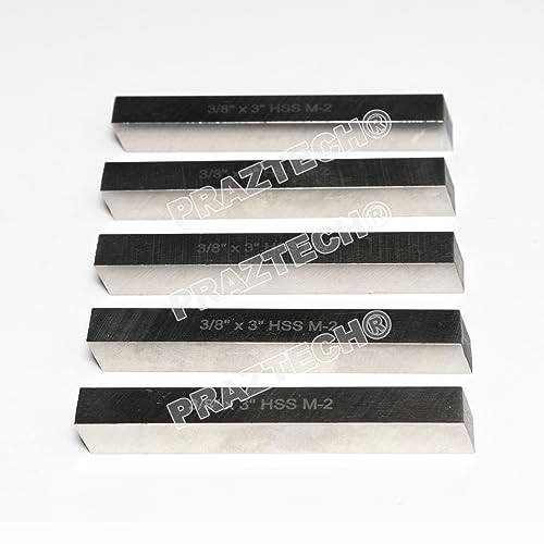 New 5 Pcs 3/8" x 3/8" x 3" HSS Square Tool Bit Lathe Fly Cutter Mill Blank M2