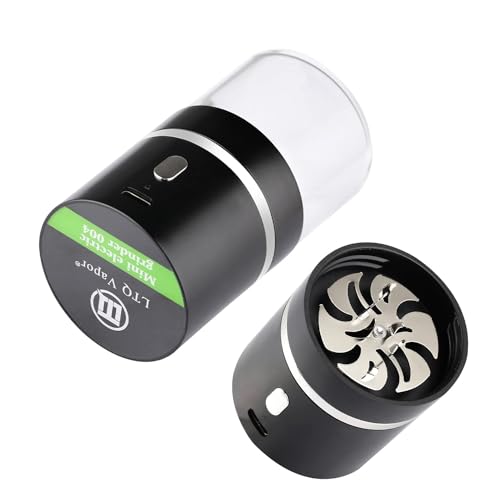 Upgraded Mini Electric Grinder Spice Smart Herb 400 mAh with 50ml Jar,Easy to Carry(Grinder) small