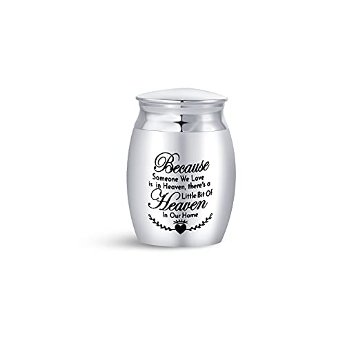 Small Urn for Ashes Dad Mum Grandma Grandpa Daughter Son Cremation Memorial Keepsake Heaven In Our Home Gift Funeral