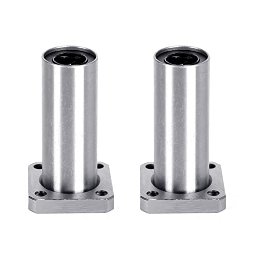 2Pcs LMK12UU Lengthen Model Square Linear Bearing Slide Unit Bushing