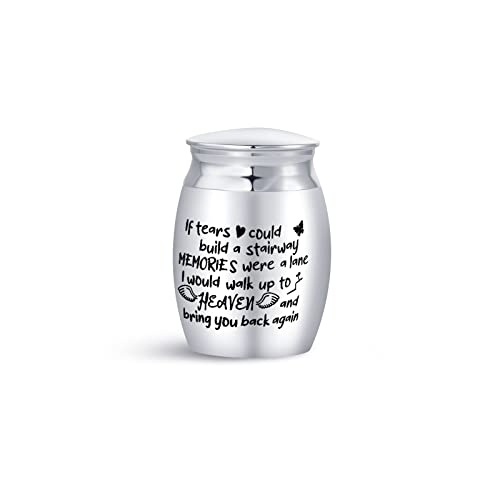 Mini Cremation Urn for Ashes Memorial Keepsake Cremation Bottle Heaven Family Auntie Uncle Mother Father Mum Dad Brother Sister