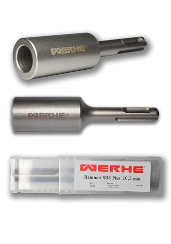 WERHE SDS Plus Earth Rod Driver Ø 20.2 mm Steel for Earthing Rods
