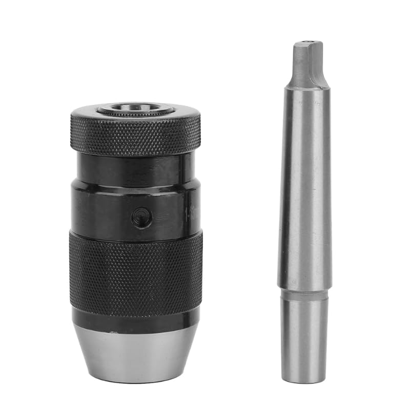 Keyless Drill Chuck, B16 13MM Keyless Lathe Super Heavy Duty Drill, Drill Chuck with Self Tightening Taper Fixture, Industrial Accessories