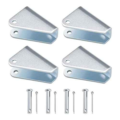4PCS Linear Actuator Mounting Brackets Carbon Steel Electric Stand Lifting Rod Holder Electric Push Rod Support Metal Electric Actuator Accessories