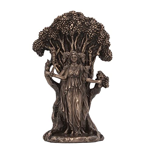 Nemesis Now Triple Moon Goddess Hecate, Bronze, 18.5cm Bronze Triple Moon Hekate Goddess