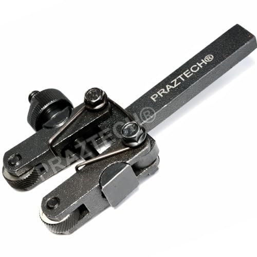 Knurling Tool 3-25 mm Capacity Spring Loaded Action Clamp | 5/8'' (16mm) Square Shank for Small & Medium Sized Lathe | Diamond Pattern DIY Lathe Accessories