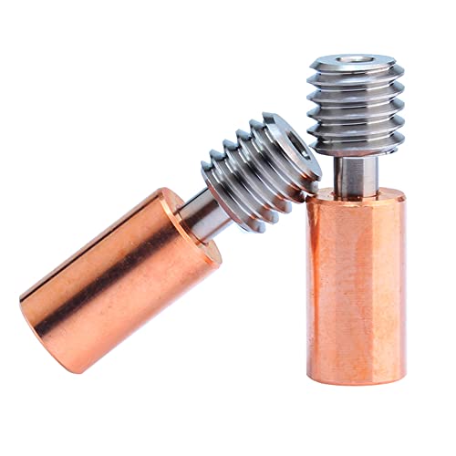 2Pcs Ender 3 S1 Titanium Alloy Bi-metal Heatbreak,Compatible With Ender 3 V3 SE,Ender 3 S1,Ender3 S1 Pro, S1 Plus,CR10 Smart Pro,Sermoon V1 3D Printer Hotend.(2PCS)