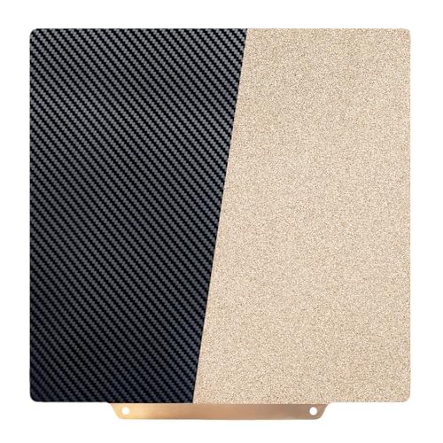 IdeaFormer PEI Sheet Carbon Fiber PET+Coating PEI Plate 235x235mm, Double-Side Printing Build Plate, Spring Steel Plate for creality Ender 3/3 V2/3 Pro/3 Neo/Ender 3 V2 Neo/ 3 S1/3 S1 Pro/Neptune 3 235x235 1Pcs Double Sided PET+PEI