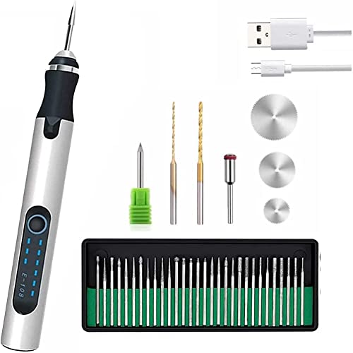 USB Customizer Professional Engraving Pen 30 Wood Glass and Plastic Portable Engraving Pen