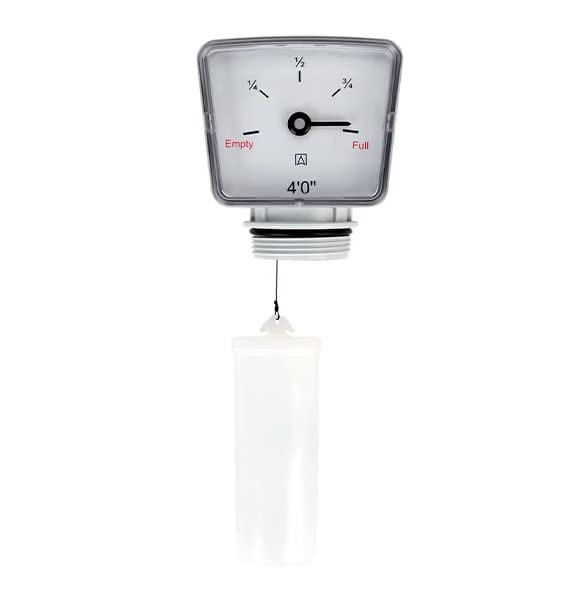 4ft Float Gauge for Oil/Fuel/Heating/Water Tanks Oil Storage Volume Monitor, Fuel Storage Level Monitor, Water Sensor, Tank Capacity Gauge (4ft) 4ft