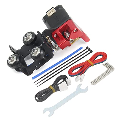 Ender 3 Neo 3D Printer Upgrade Direct Drive Plate with Dual Gear Extruder with Stepper Motor Only for Ender 3 Neo,Ender 3 Max Neo (Plate+Dual Extruder+Motor Kit) Plate+Dual Extruder+Motor Kit