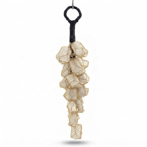 Natural Selenite Rough Door Hanger – Cleansing & Protection Crystal Hanging Décor for Home, Office & Meditation Space – Energy Purifier & Spiritual Gift