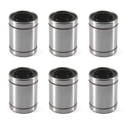 LM16UU Linear Ball Bearings 16x28x37mm Carbon Steel Linear Bearing For 3D Printer CNC Machine (6 Pieces) LM16UU(16x28x37mm)