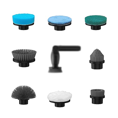 Leebein Electric Spin Scrubber Replacement Brush Heads YMG-820/825, 8pcs Extra Brush - Scrubber Not Included