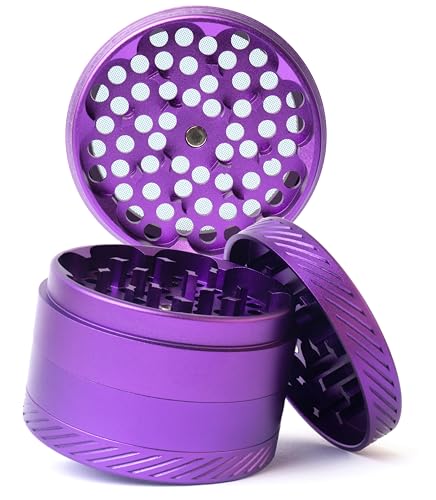 COLORWAY® Aluminium grinder - dark grape