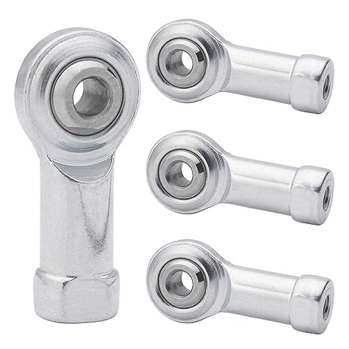 Joint Head Bearings, Pack of 4, Spherical Bearings, Internal Thread, Self-Lubricating Joint Head, Uniball Joint Bearings for Spherical Sliding Rod Ends (M4)