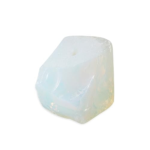 Healing Crystal Stones Incense Holder Irregular Gemstones Incense Stick Burner for Yoga Meditation Home Decor - Opal Crystal H# Opal Crystal