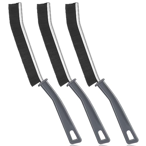 3 Pieces Joint Brush for Bathroom Scrubber with Hard Bristles Window Grooves Cleaning Brush Narrow Gap Cleaning Brush Multifunctional Brush 3 Stücke Black