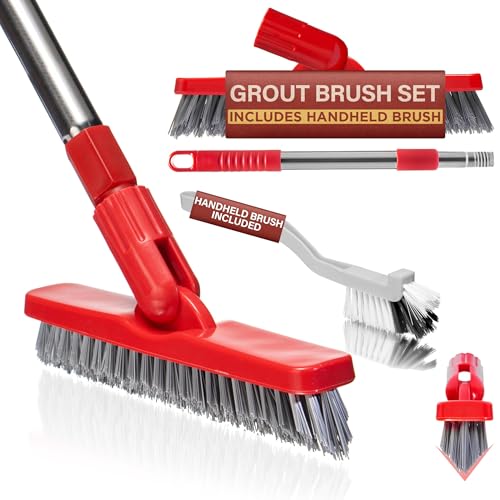 Grout Brush Grout Brush and Handheld Brush Set