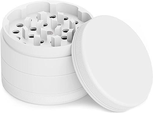 Ceramic Grinder/Crusher, Non-Stick Herb Mill 63mm White