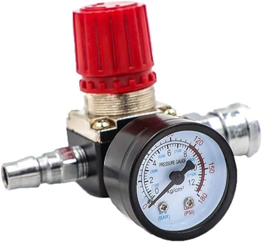 140PSI Air Compressor Pressure Switch Control Valve Manifold Regulator Gauge 1/4 Set