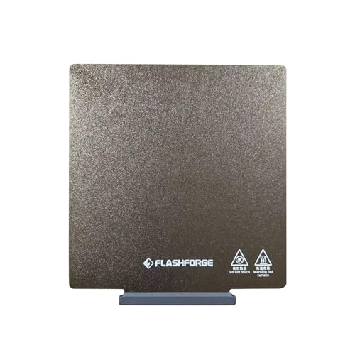 FLASHFORGE Adventurer 5M/5X/5M PRO Upgrade PEI Powder-Coated Platform, Tool-Free Model Removal, Automatic Separation After Cooling,3D Printer Parts for AD5M/AD5M PRO/AD5X PEI Powder-Coated Plate