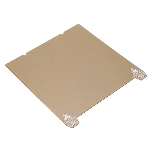Spring Steel Build Plate, Spring Steel 3D Printer Bed, Textured PEI and Sleek PEO Build Plate Magnetic Sticker Heated Bed Kit Replacement Accessory for Creality K1