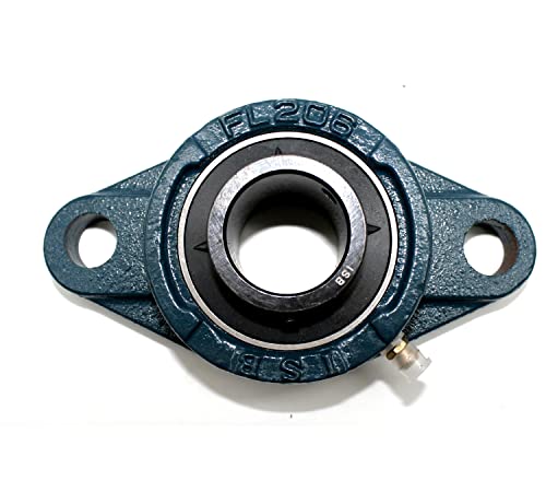 DOJA Barcelona Flange Bearing UCFL 205 – 2 Pillow Block UCFL Ball Bearings for 25mm Shaft – Steel Pillow Block Bearing Units for Industrial and General Applications – Flange Mounted UCFL Block PACK 2
