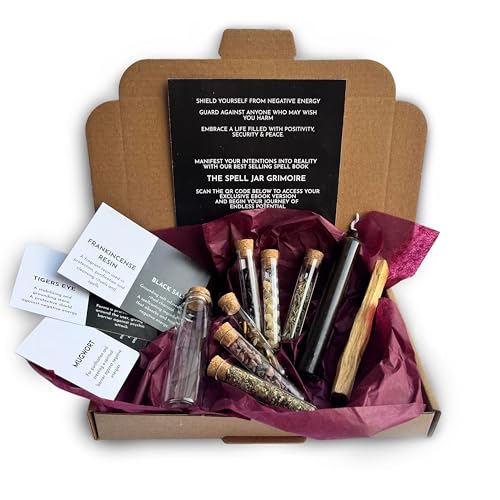 Sacred Nest Protection Spell Jar Kit, Complete DIY Spell Set & Instructions