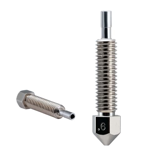 Micro Swiss Brass Plated Wear Resistant Nozzle for FlowTech™ Hotend - 0.6mm