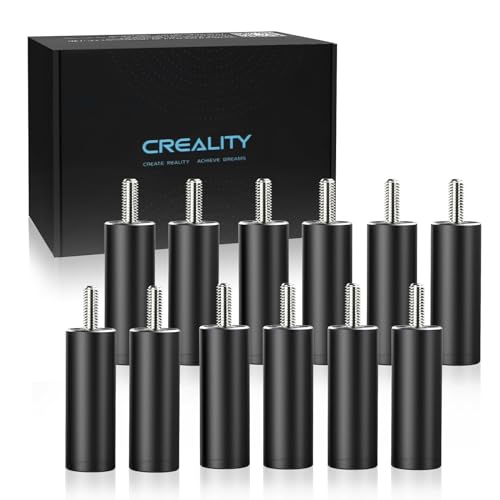 Creality Falcon Extra Risers for Laser Engraver, 12 Pcs Support Column Increase 150mm (3x50mm) Hight for Creality Falcon Series Laser Engraver Machines and other M6 (5mm) Screw Laser Cutters Falcon Riser Column