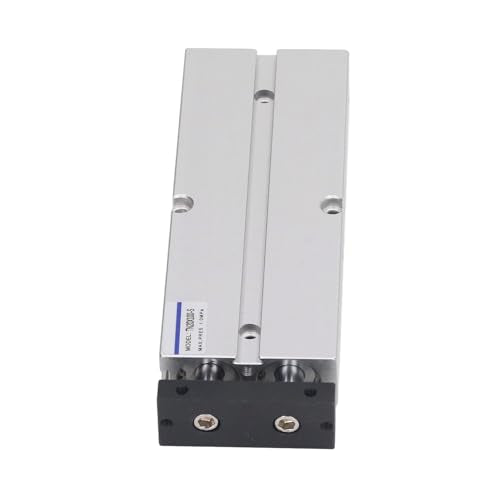 2 Shaft Air Cylinder Double Rod Double Acting Cylinder Compound Action Type Pneumatic Cylinder 20mm Dia 100mm Stroke