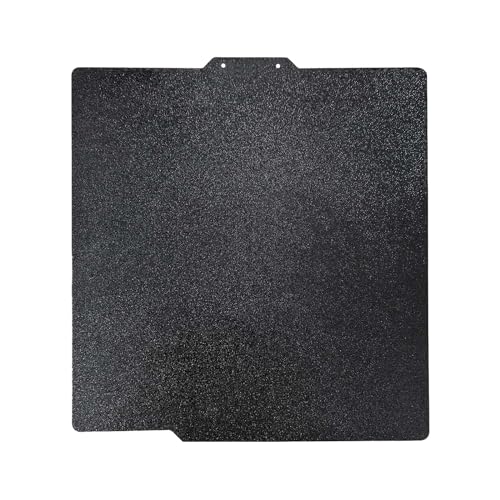 IdeaFormer All Black Textured PEI Plate 257x257mm Double-Sided Build Plate For Bambu Lab X1/X1C/X1E/P1P/P1S/A1 3D Printer Flexible Spring Steel Plate 3D Printer Platform