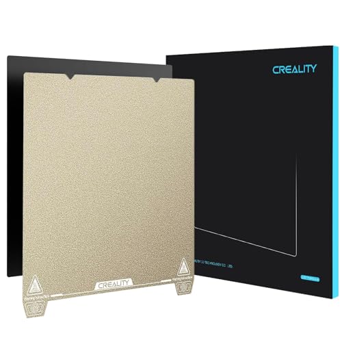 Creality Ender 3 S1 Pro Original Build Plate 235x235mm Magnetic Bed Plate Texture Removable PEI Sheet for Ender 3 V3 SE/Ender 3 V3 KE/Ender 3 S1/Ender 3/Ender 5 S1/Ender 5 Pro/K1/K1C/K1 SE/CR-10 SE Ender 3 S1/S1 Pro PEI Build Plate 235*235mm