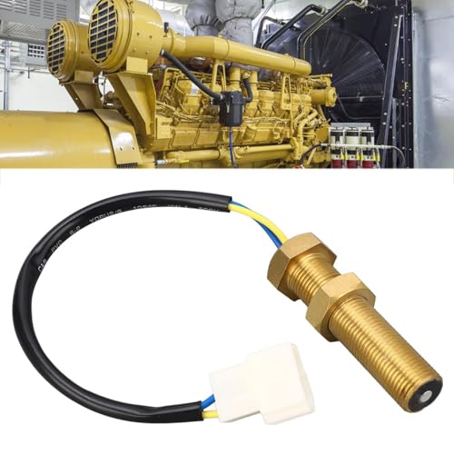 M16 Rotation Speed Sensor, Generator Magnetoelectric Induction Rotate Speed Sensor M16 Thread RPM Sensor, For Generator Tachometer (Male Plug) Male Plug
