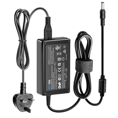 KFD 24V Power Supply Adapter for ELEGOO Mars 4/Mars 3 Pro MSLA Resin 3D Printer 9K LCD, Mars 4 Max/Ultra MSLA 6K ORTUR Laser Master 2 S2 LU2-10A Laser Engraver Laser Charger Cable UK Plug PSU