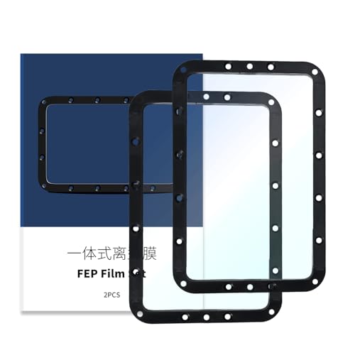 2Pcs Photon Mono 2 FEP Film Resin Vat FEP Upgrades 3D Printer Accessories Compatible with Anycubic Photon Mono 2,Mono 4 UV DLP LCD - 197 x 131mm
