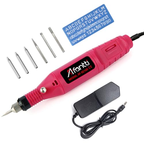 Corded Electric Engraver Pen DIY Engraving Tool Etching Kit Etcher