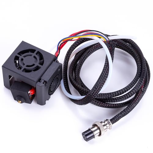 CR-10 Hotend Full Assembled 12V Fit for Creality 3D Printer MK8 Extruder CR-10, CR-10 mini, CR-10S 3D Printer Replacement Parts