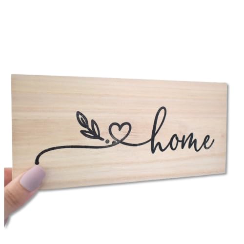 Home Solid Wood Freestanding Plaque. Wooden Shelf Sideboard Decor. Newlywed New Home Birthday Home Ornament. Aunt Friend Colleague Gift