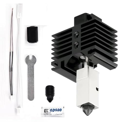 Replacement for Bambu Lab X1c Carbon Hotend Assembly with Removable Hardened Steel 0.4mm Nozzle Hotend for Bambu Lab X1 Series 3D printers