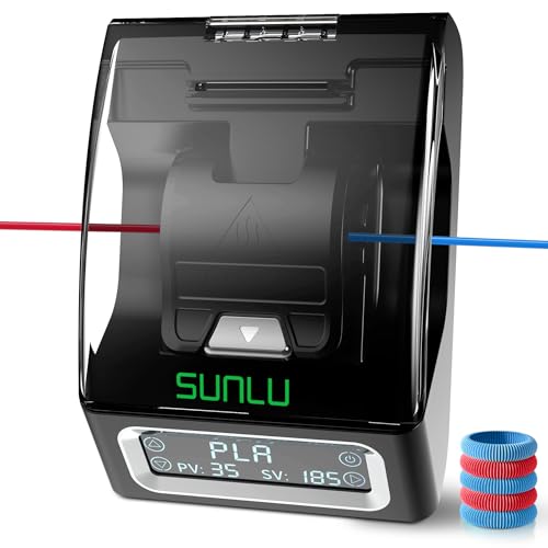 SUNLU Official Filament Joiner, Filament Connector with 200 PCS PTFE Sleeve for 3D Printer Filament 1.75mm 240°C Fast Heating Compatible with PLA PETG TPU ABS PA Nylon, Easy to Use Filament Connector - 200PCS PTFE