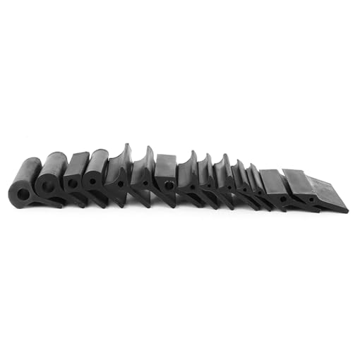 14pcs Sanding Block Rubber Sandpaper Mat Flexible Contour Polishing Pad Woodworking Tools, for Autos, Wood, Walls, Metal with Sandpaper