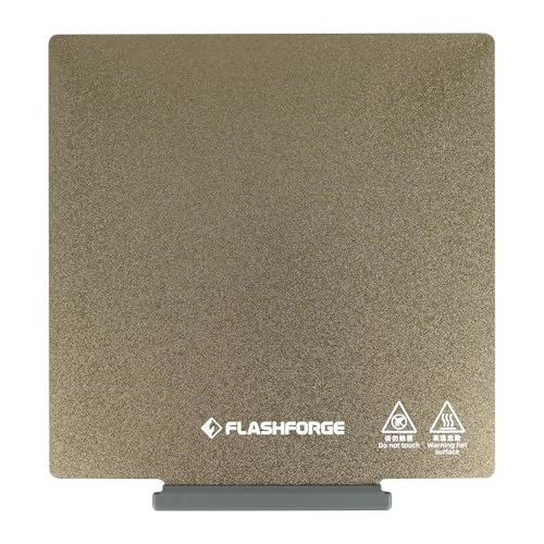 FLASHFORGE AD5M (Pro)/ AD5X 3D Printer PEI Painting Sheet, Original Magnetic Flexible Dual-Texture PEI Coating Plate for PLA/PETG/TPU/PLA-CF/PETG-CF Printing Dual-Texture PEI Plate
